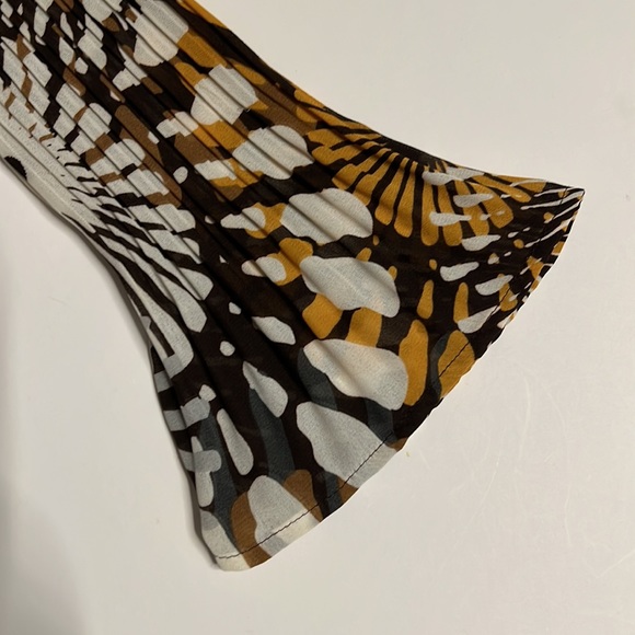 Sunny Leigh vintage ruffled mod pattern blouse - Picture 8 of 8